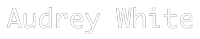 Audrey White Logo