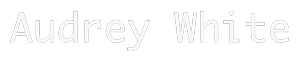 Audrey White Logo